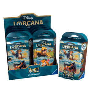 Disney Lorcana Azurite Sea Starter Deck Display (8) ENG Ravensburger