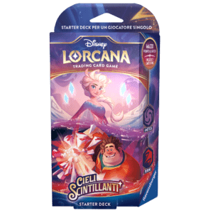 Disney Lorcana Cieli Scintillanti Starter Deck Ametista/Rubino ITA Ravensburger