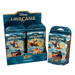 Disney Lorcana Mare di Azzurrite Starter Deck Display (8) ITA Ravensburger