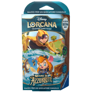 Disney Lorcana Mare di Azzurrite Starter Deck Smeraldo/Zaffiro ITA Ravensburger