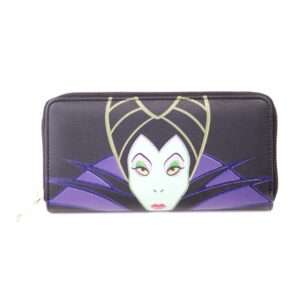 Disney - Maleficient 2 - Ladies Patched Portafoglio Con Cerniera Difuzed