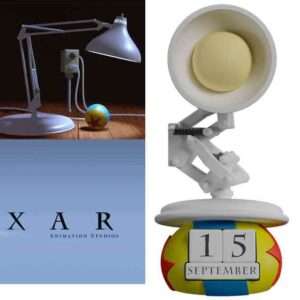 DISNEY PIXAR LUXO 3D PERPETUAL CALENDAR Statua Grupo Erik