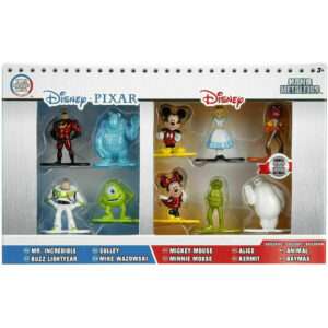 Disney Pixar Nano Metalfigures Pack 10 figures 4cm Jada Toys