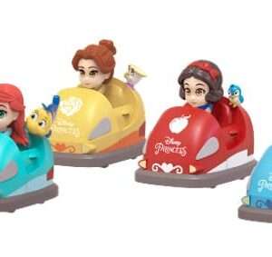 Disney Princess Zoom Hero Pullback Vehicles Con Figures  Yume Toys