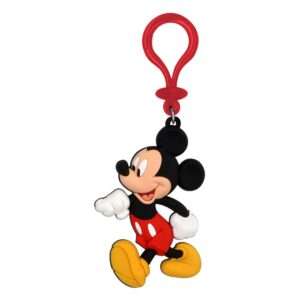Disney Pvc Bag Clip Mickey Walking Con Figure Int.