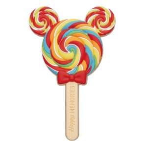 Disney Soft Touch Magnet Mickey Lollipop Red Con Figure Int.