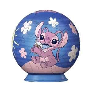 Disney Stitch 3d Puzzle Ball Angel (55 Pezzi) Ravensburger