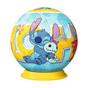 Disney Stitch 3d Puzzle Ball Stitch (73 Pezzi) Ravensburger