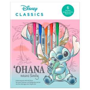 Disney Stitch Agenda + 6 Gel Penne Set Bambino Licensing
