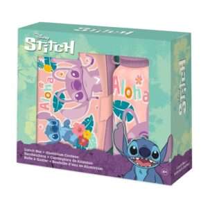 Disney Stitch Aluminium Bottiglia 500ml + Contenitore Per Il Pranzo Bambino Licensing