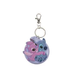Disney Stitch & Angel Portachiavi Brush E Mirror Peers Hardy