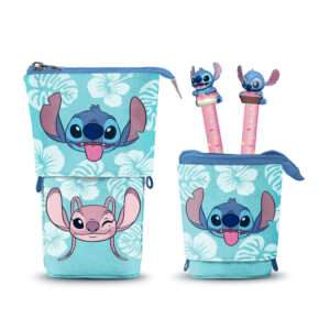 Disney Stitch Astuccio + 2 Erasable Penne Karactermania