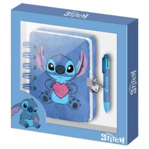 Disney Stitch Diario Peluche + Pen Karactermania