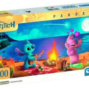 Disney Stitch Panorama 1000  Pezzi Puzzle Puzzle Clementoni