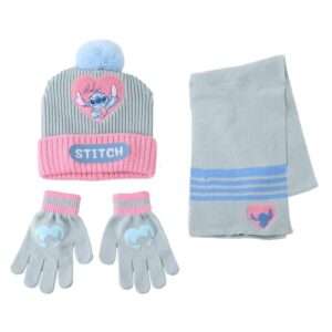 Disney Stitch Winter Set Scalda Collo Cappello Guanti Cerdà
