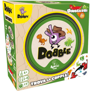 Dobble Dinosauri (Eco Sleeve) Italiano Gioco da Tavolo Zygomatic