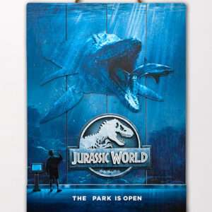 Doctor Da Collezionejurassic World Mossa In Legno Poster Poster