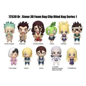 Dr. Stone 3d Pvc Bag Clips Series 1  Con Figura Int.