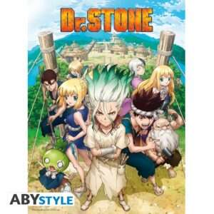 Dr Stone  Poster "Grouppo" 52x38 Cm Abystyle