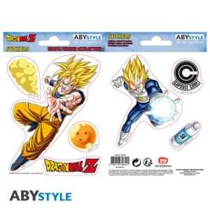 Dragon Ball - Adesivi - 16x11cm/ 2 Fogli - Dbz/ Goku-vegeta
