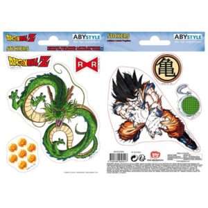 Dragon Ball Adesivi 16x11cm/ 2 Fogli Dragon Ball Z & Shenron Abystyle