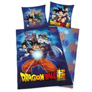Dragon Ball Super Set Copripiumino Letto 135 x 200 cm Federa 80 x 80 cm