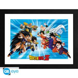 DRAGON BALL - Framed print DBZ/"Iconic scene" (30x40)
