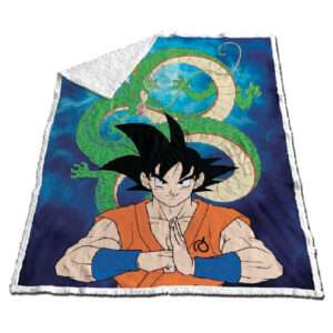 Dragon Ball Z coral sherpa blanket Toei Animation
