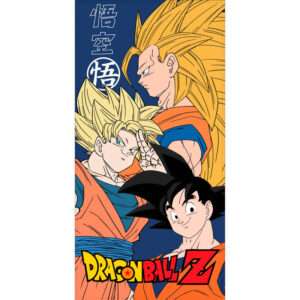 Dragon Ball Z Telo Mare Asciugamano in Microfibra Goku Super Saiyan 140x70 Cm