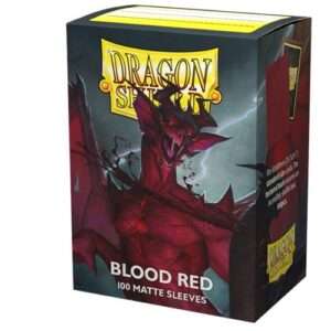 Dragon Shield Bustine Protettive Standard Size Matte Blood Red (100) Accessori