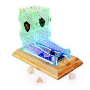 Enhance Tabletop Series Led Dice Tower Con Dice Set Clear Enhance