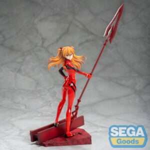 Evangelion: 3.0+1.0 Thrice Upon A Time Luminasta Pvc Statua Asuka Shikinami Langley X Spear Of Longinus 20 Cm Sega