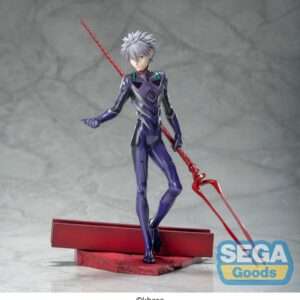 Evangelion: 3.0+1.0 Thrice Upon A Time Luminasta Pvc Statua Kaworu Nagisa X Spear Of Longinus 21 Cm Sega