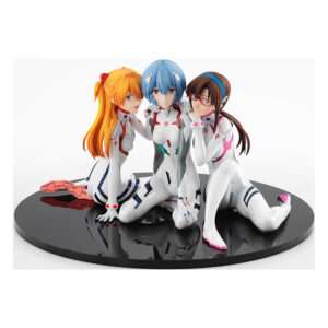 Evangelion: 3.0+1.0 Thrice Upon A Time Pvc Statua 1/8 Asuka/rei/mari: Newtype Cover Ver. Kadokawa