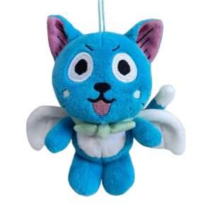 Fairy Tail Peluche Figura & Portachiavi Happy 10 Cm Sakami Merchandise