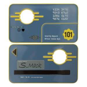 Fallout 3 Replica Vault 101 Security Keycard Edizione Limitata Fanattik