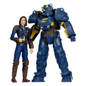 Fallout 4 Statua 2-pack T-60 Vault Tec & Sole Survivor 18 Cm Mcfarlane Toys