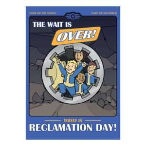 Fallout Art Print Reclamation Day Edizione Limitata 42 X 30 Cm Fanattik