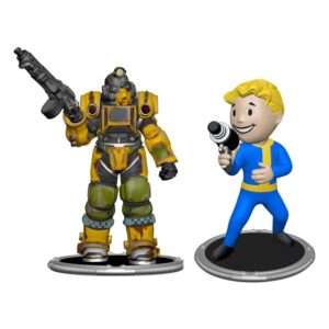 Fallout Mini Figures 2-Pack Set A Excavator & Vault Boy (Gun) 7 Cm Syndicate Collectibles