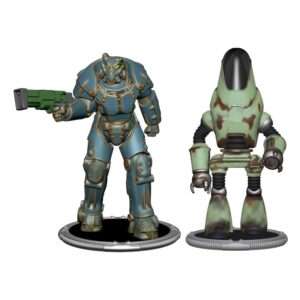Fallout Mini Figures 2-Pack Set D X01 & Protectron 7 Cm Syndicate Collectibles