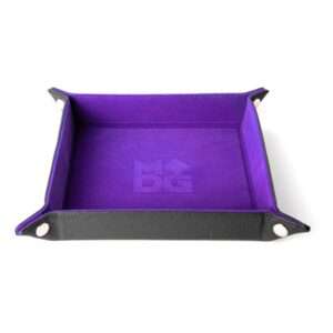FanRoll Folding Dice Tray Velvet Purple FanRoll