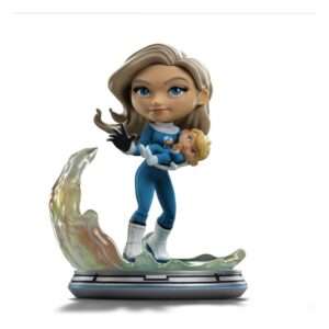 Fantastic Four Mini Co. Pvc Figura Invisible Woman E Franklin 15 Cm Iron Studios