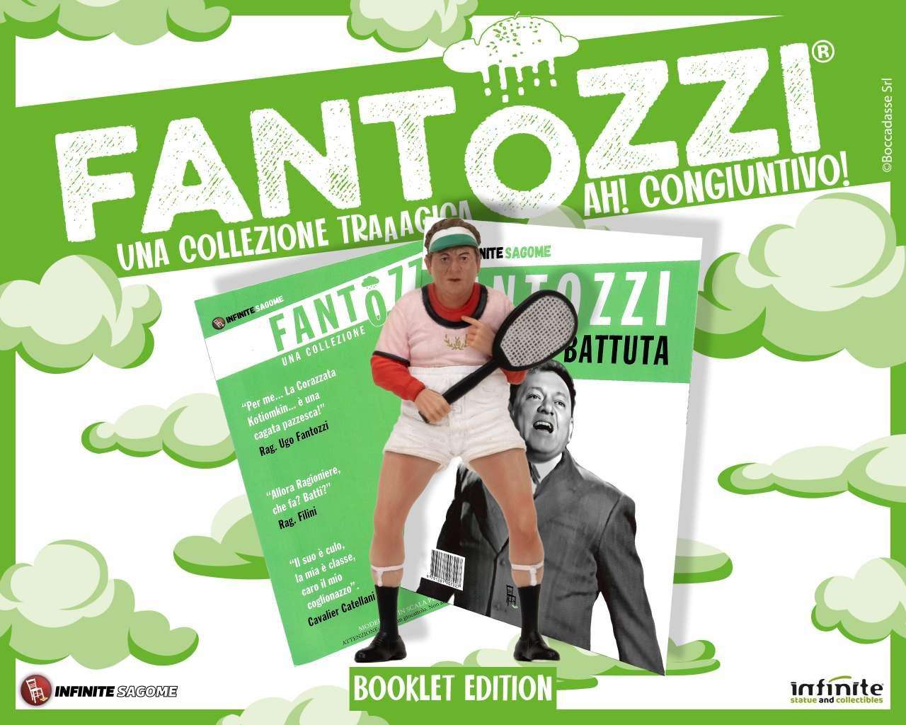 Fantozzi Statua Pvc Ah Congiuntivo Booklet Edition 10 Cm Infinite Statue
