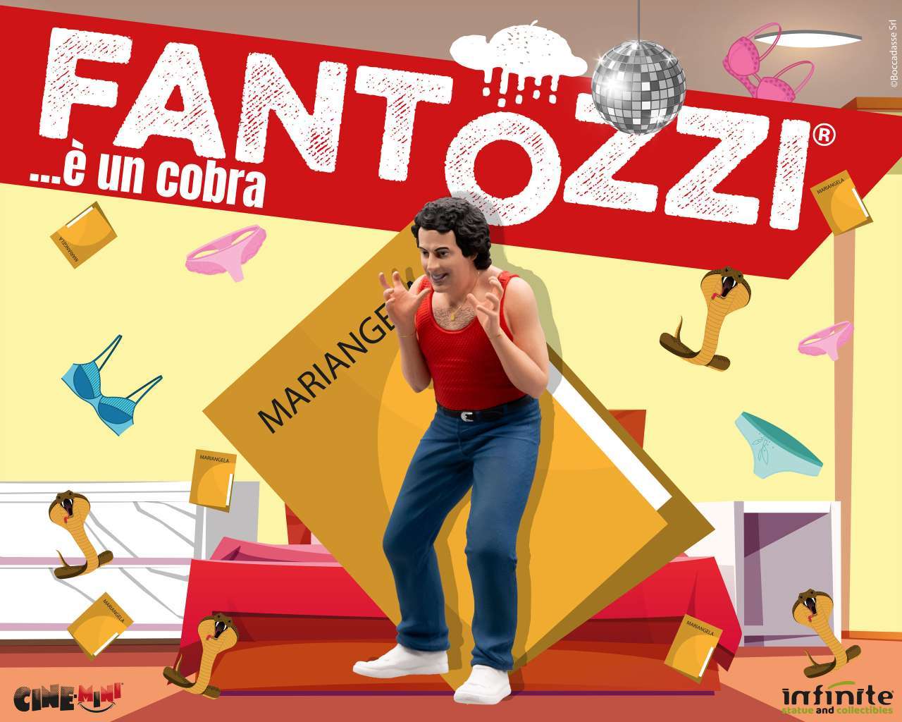 Fantozzi Statua Pvc E' un Cobra Loris Batacchi Cinemini 11 Cm Infinite Statue