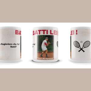 Fantozzi Tazza Di Ceramica Tennis Infinite Statue