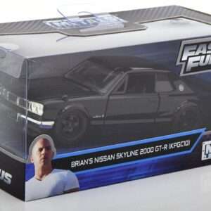 Fast & Furious Modellino Nissan Skyline 2000 GT-R di Brian Die Cast Scala 1:32 Jada Toys