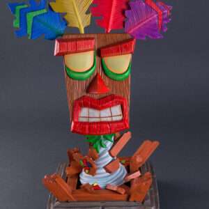FIRST4FIGURES CRASH BANDICOOT AKU AKU LIFE SIZE MASK STATUA
