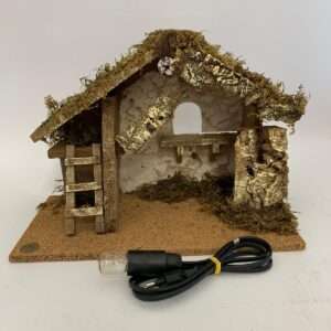 Fontanini 2453 - Capanna n. 518 Vuota per Personaggi da 12 cm Legno