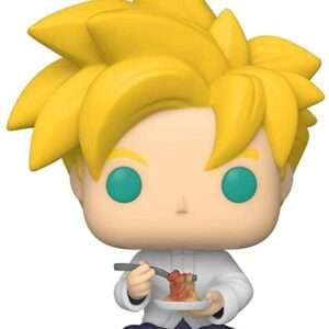 Dragon Ball Z Funko Pop Vinile Figura Gohan Super Saiyan con Spaghetti 9 cm