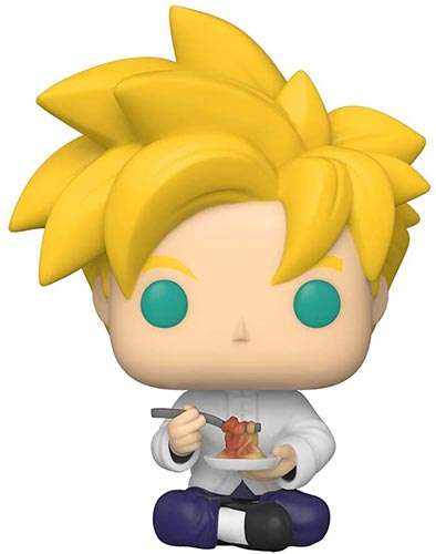 Dragon Ball Z Funko Pop Vinile Figura Gohan Super Saiyan con Spaghetti 9 cm